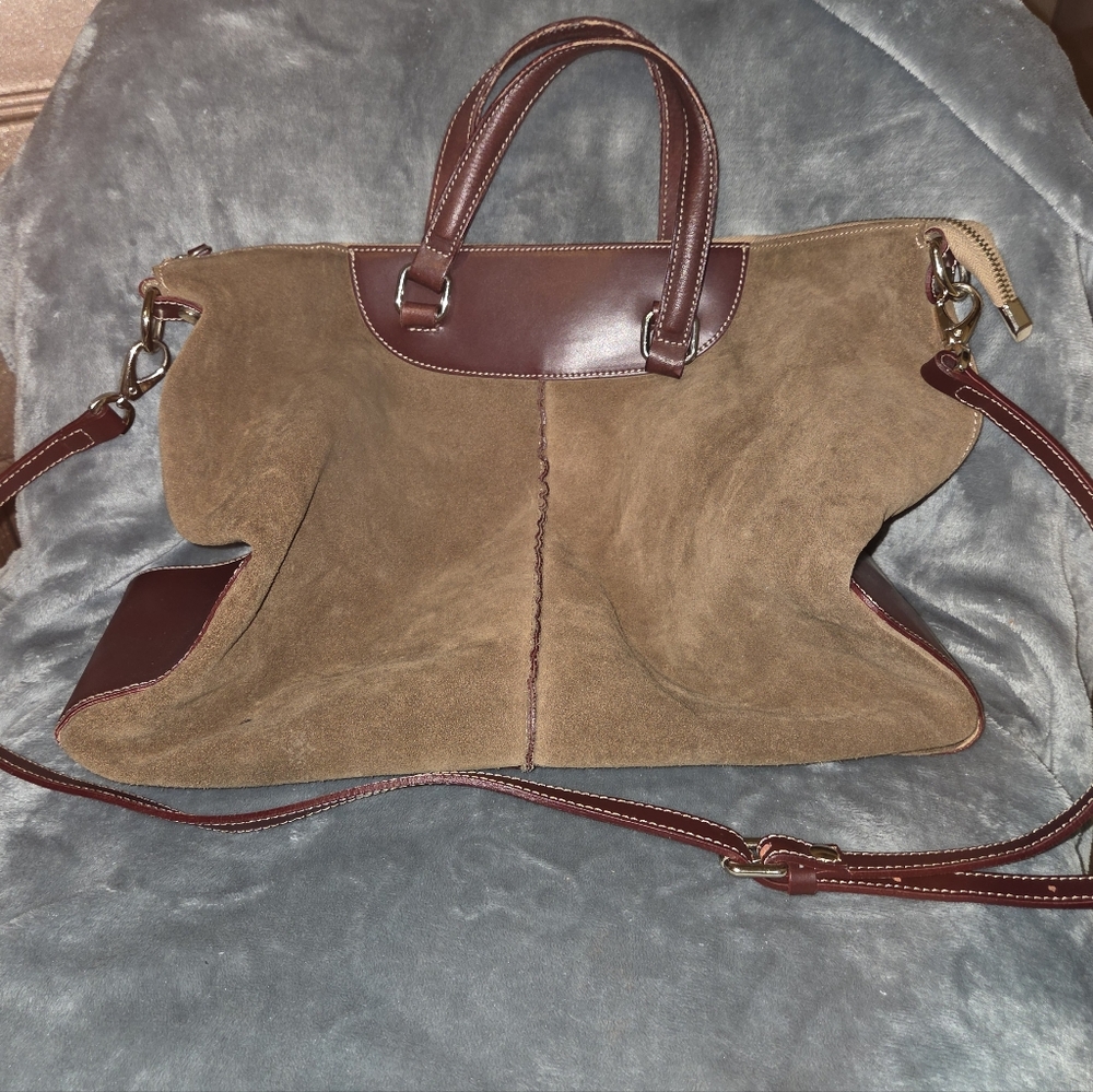 Asia Bellucci Brown and Burgundy Women's Bag